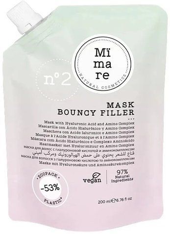 Mimare Bouncy Filler Mask Маска для волосся з гіалуроновою кислотою та амінокомплексом 200 ml MMR15 фото