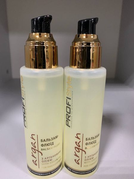 PROFIStyle ARGAN бальзам-флюїд з аргановою олією для пошкодженого волосся (УЦІНКА) PRFSTL1 фото
