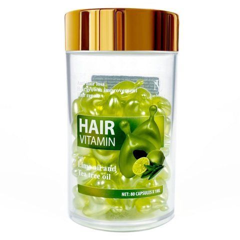 LeNika Hair Vitamin Anti Hair Loss Lime Oil and Tea Tree Oil Вітаміни для волосся з олією Лайма та олією Чайного дерева 40х1 мл LNK0002 фото