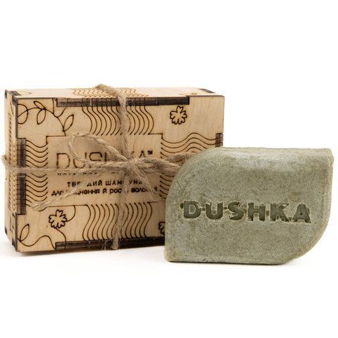 Твердий шампунь для зміцнення та росту волосся DUSHKA Solid shampoo for Growth and Strengthening 75 мл DS0033 фото