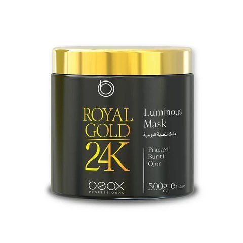 Маска для волосся Beox Royal Gold 24K Luminous Mask 500 мл BP-0034 фото