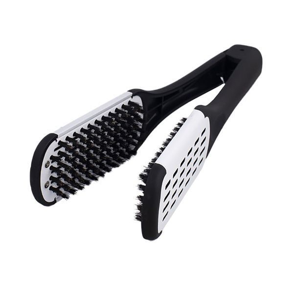 Hair Expert Hairbrush Black/White Гребінець-затискач HE0009 фото