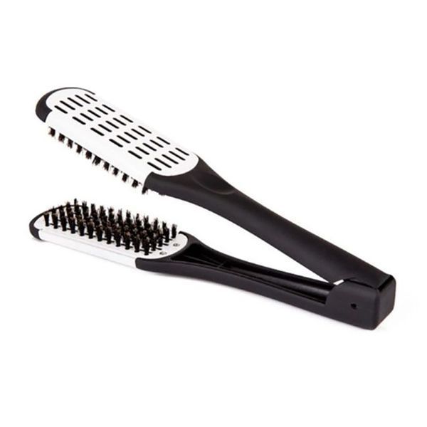 Hair Expert Hairbrush Black/White Гребінець-затискач HE0009 фото