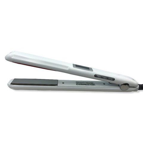 Інфрачервоний вирівнювач для волосся Professional Flat Iron Білий FI0001 фото