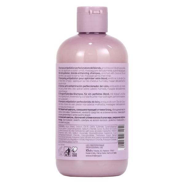 Inebrya Blonde Miracle Shampoo Хелатуючий шампунь для блонду 300 мл IN0057 фото