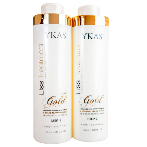 Кератиновий набір YKAS Gold 2x1000 мл YK0002 фото