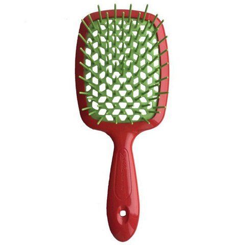 Janeke SUPERBRUSH RED/GREEN. Гребінець. 94SP226VER 94SP226VER фото