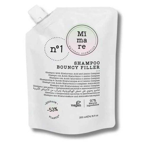 Mimare Bouncy Filler Shampoo Шампунь з гіалуроновою кислотою та амінокомплексом 200 ml MMR14 фото