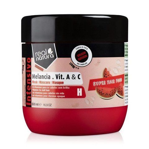 Real Nature Melancia Vit. A & C Mask Маска для зволоження та живлення волосся 500 ml RN10 фото