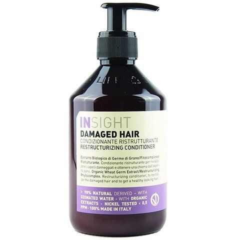 Кондиціонер для відновлення пошкодженого волосся Insight Damaged Hair Restructurizing Conditioner 400 мл IDH0001 фото