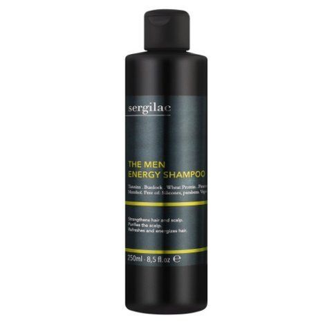 Sergilac The Men Energy Shampoo Шампунь кондиціонер з ментолом потрійної дії 250 мл SRG007 фото