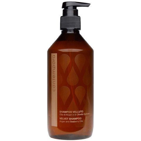 Contempora Argan and Seaberry Oils Shampoo Шампунь розгладжуючий Сяючий оксамит з маслом аргани і обліпихи 500 мл cont94571 фото