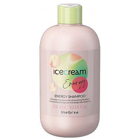 Шампунь проти випадіння волосся Inebrya Ice Cream Energy Shampoo 300 мл IN0013 фото
