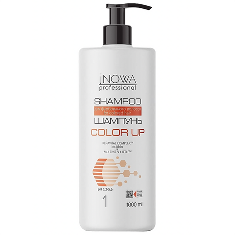 jNOWA Professional Color Up шампунь для фарбованого волосся 1000 мл jN0008 фото