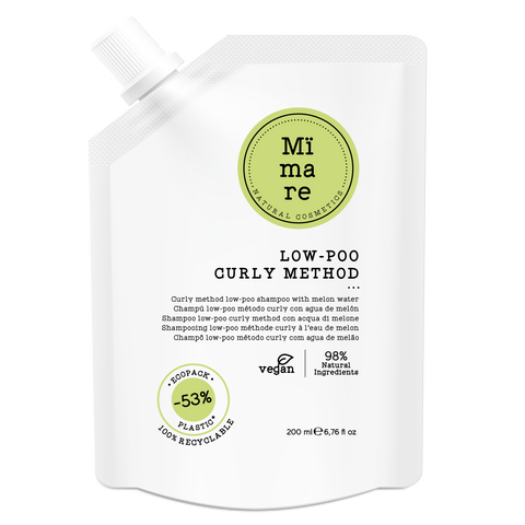 Mimare Curly Method Low-Poo Shampoo Шампунь для кудрявого волосся 200 мл VMESP44767 фото