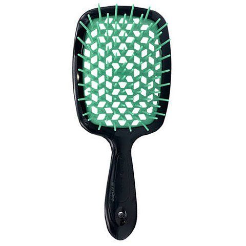 Janeke SUPERBRUSH BLACK/GREEN. Гребінець. 71SP226VER 71SP226VER фото