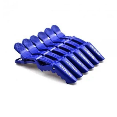 Hair Expert Toni&Guy Clip Зажими-крокодили, х6, Сині HE111164 фото