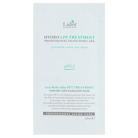 Lador Eco Hydro LPP Treatment маска для пошкодженого та сухого волосся з колагеном 10 мл LD0024 фото
