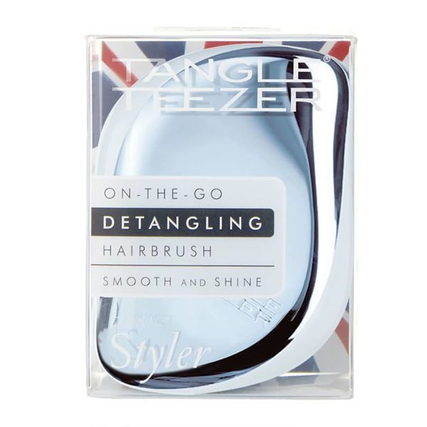 Гребінець для волосся Tangle Teezer. Compact Styler Sky Blue Delight Chrome TT6682 фото