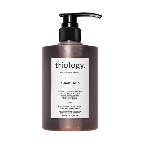 Безсульфатний шампунь для всіх типів волосся Triology Kombucha Sulfate-free Shampoo TRG10 фото