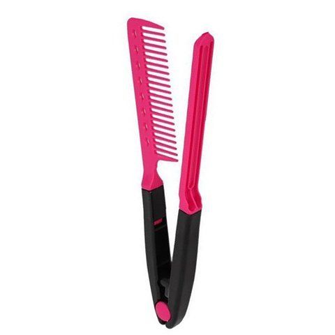 Hair Expert Hairbrush V Shaped PLASTIC comb FUCHSIA гребінець-затискач KRT0014 фото