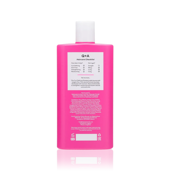 Шампунь для кучерявого волосся Q+A Curl Defining Shampoo 250ml QA005 фото