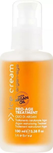 Inebrya Ice Cream Argan Age Treatment Oil Арганова олія проти посічених кінчиків IN0065 фото