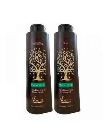 Кератиновий набір Vogue Macadamia Gloss 2x1000 мл VB0009 фото