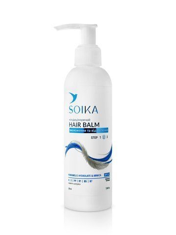 Бальзам кондиціонуючий зволоження та відновлення Soika Hair Balm 200 мл SOK4 фото