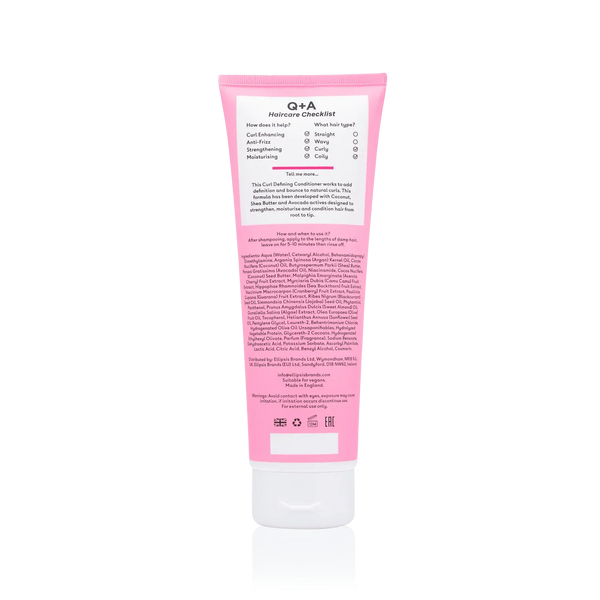 Кондиціонер для кучерявого волосся Q+A Curl Defining Conditioner 250ml QA006 фото